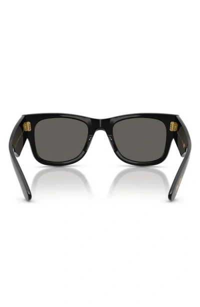 Ray Ban Ray-ban X A$ap Rocky Blacked Out Mega Wayfarer 63mm Square Sunglasses