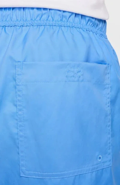 Nike Club Woven Flow Shorts In Blue