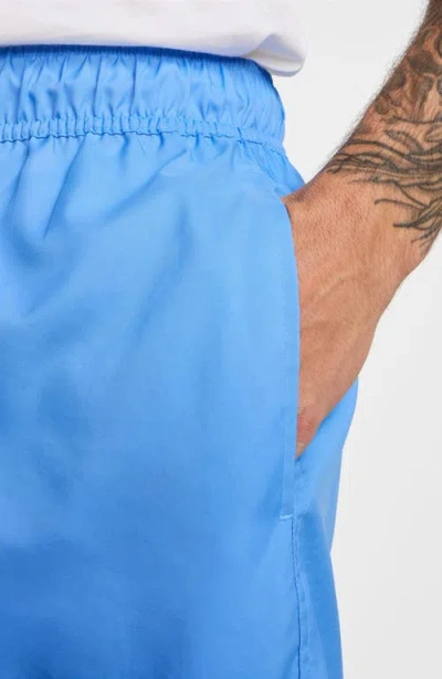 Nike Club Woven Flow Shorts In Blue