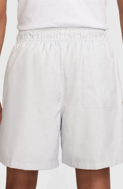 Nike Club Woven Flow Shorts In White