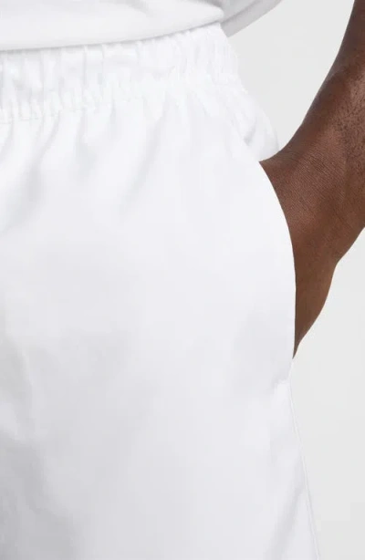 Nike Club Woven Flow Shorts In White