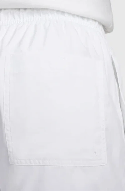 Nike Club Woven Flow Shorts In White