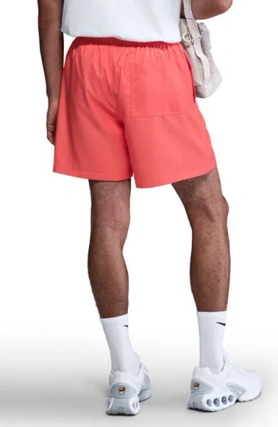 Nike Club Woven Flow Shorts In Red