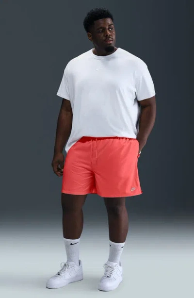Nike Club Woven Flow Shorts In Red