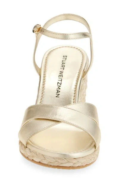Stuart Weitzman Dayna Espadrille Wedge Sandal