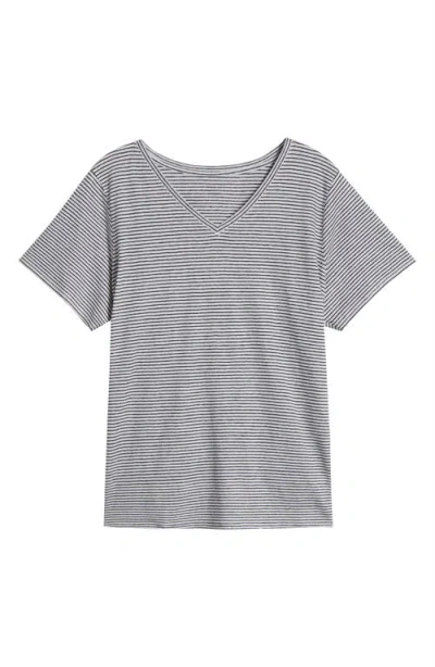 Eileen Fisher Stripe Organic Linen T-shirt