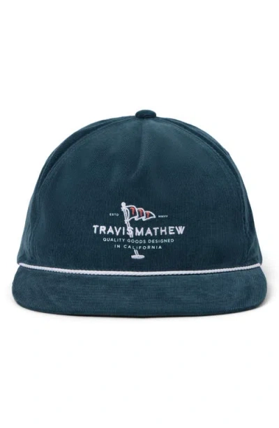 Travismathew One For The Money Snapback Corduroy Baseball Cap