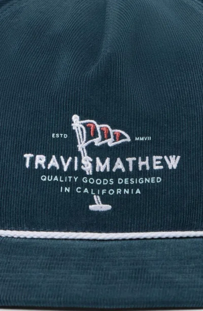 Travismathew One For The Money Snapback Corduroy Baseball Cap
