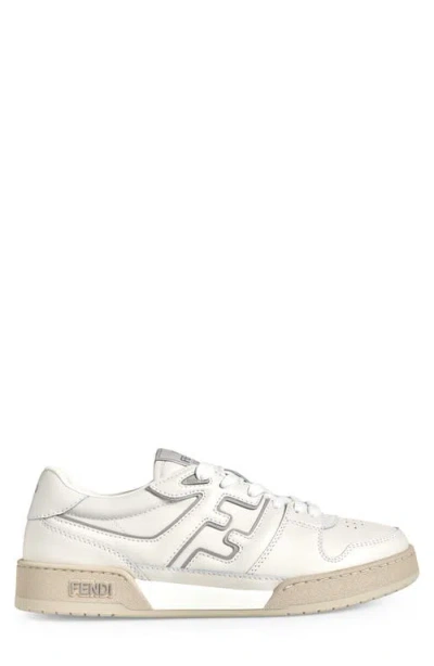 Fendi Ff Match Sneaker In White