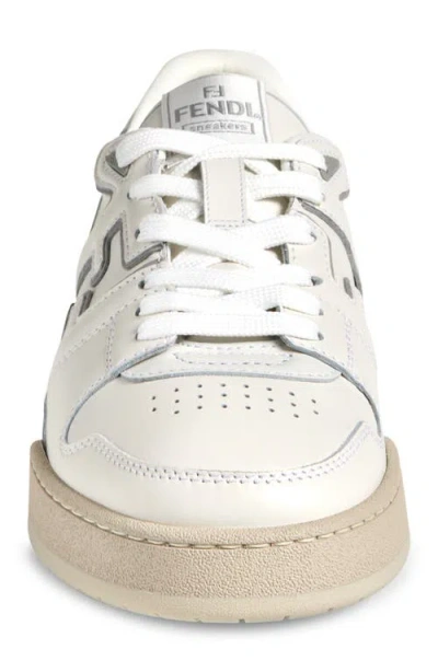 Fendi Ff Match Sneaker In White