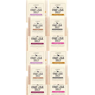 Lovery 12-pack Goat Milk Soap Bars
