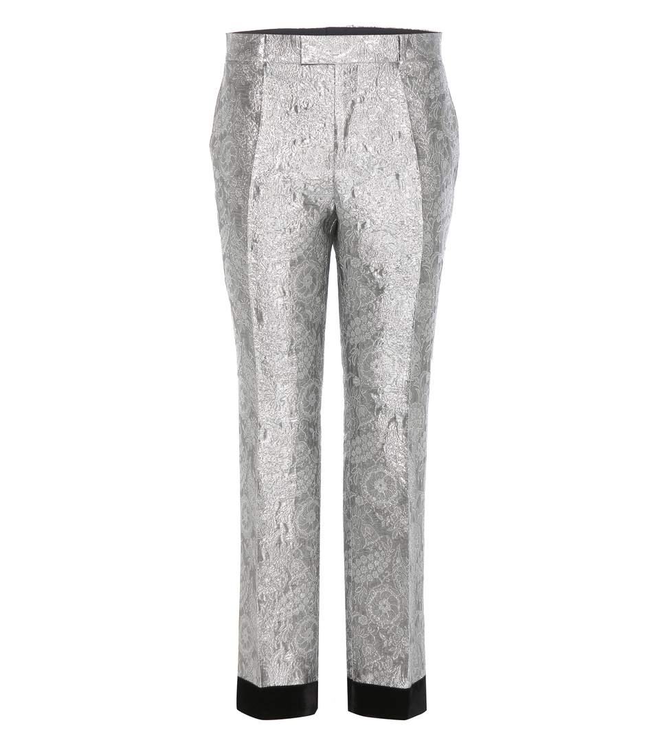 gucci metallic pants