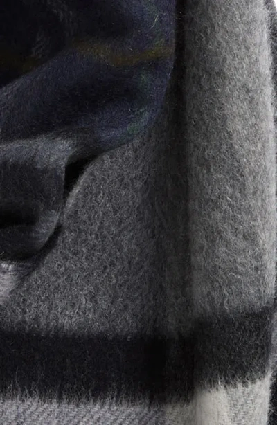 Burberry Medium Check Reversible Cashmere Fringe Scarf