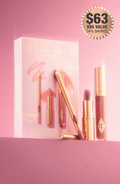 Charlotte Tilbury Pillow Talk Original Lip Kit $95 Value