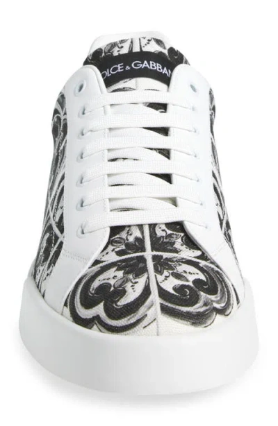 Dolce & Gabbana Majolica-print Portofino Light Strobel Sneaker