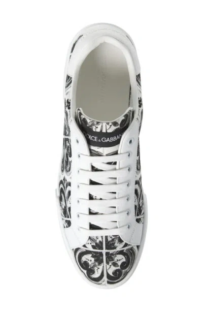 Dolce & Gabbana Majolica-print Portofino Light Strobel Sneaker