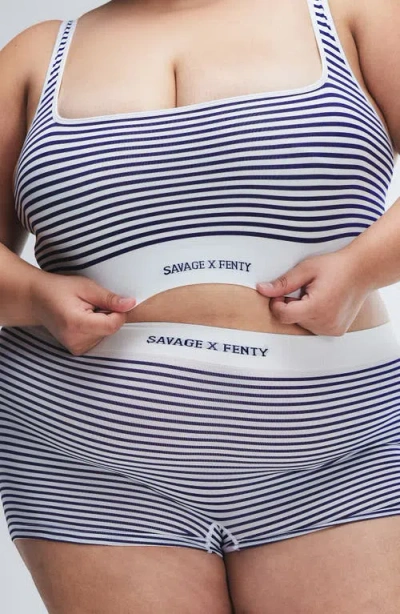 Savage X Fenty Seamless Stripe Boyshorts