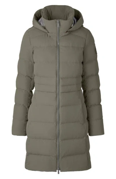 Canada Goose Aurora Water Repellent Hooded 750 Fill Power Down Parka In Green