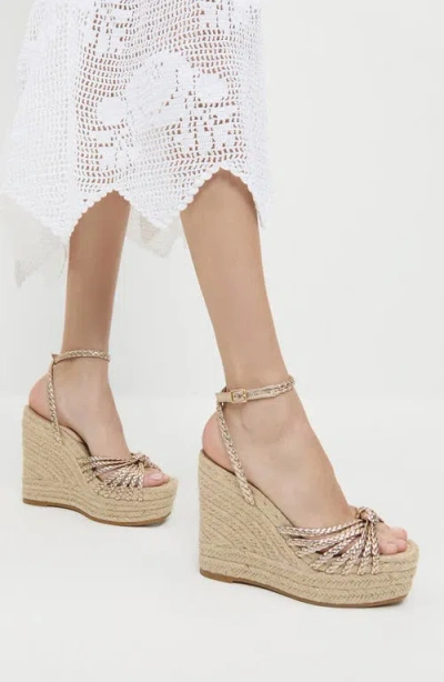 Loeffler Randall Pamela Ankle Strap Platform Wedge Sandal