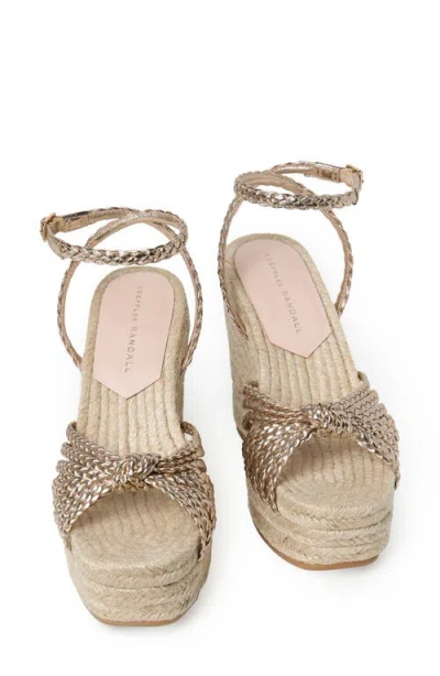Loeffler Randall Pamela Ankle Strap Platform Wedge Sandal