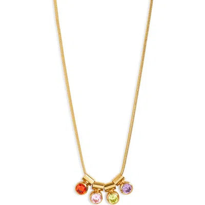 Set & Stones Ellie Multiple Birthstone Pendant Necklace