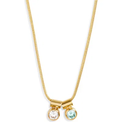 Set & Stones Ellie Multiple Birthstone Pendant Necklace