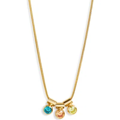 Set & Stones Ellie Multiple Birthstone Pendant Necklace