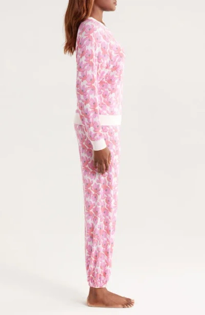 Honeydew Intimates Star Seeker Brushed Jersey Pajamas In Pink