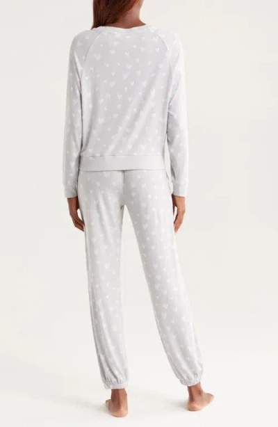 Honeydew Intimates Star Seeker Brushed Jersey Pajamas In White