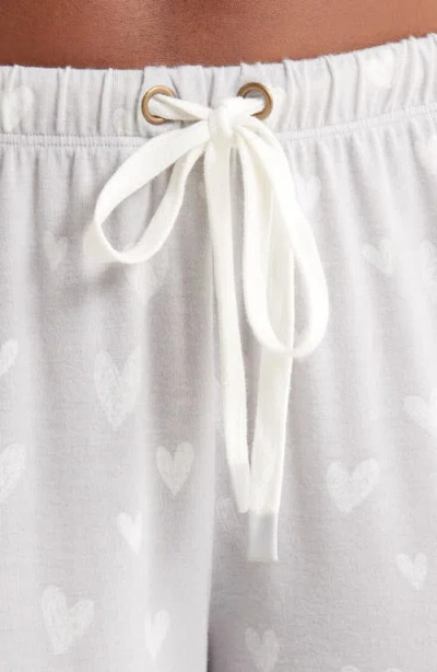 Honeydew Intimates Star Seeker Brushed Jersey Pajamas In White
