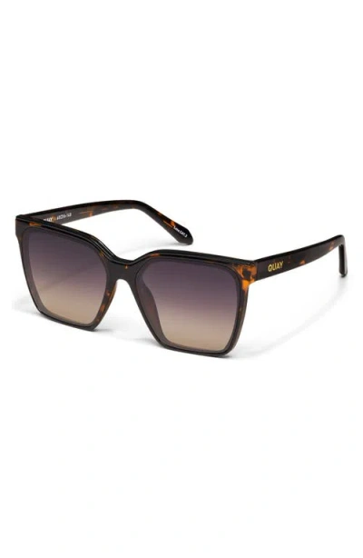 Quay Level Up 60mm Square Sunglasses