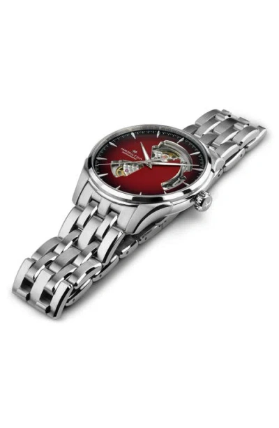 Hamilton Jazzmaster Open Heart Automatic Bracelet Watch, 40mm