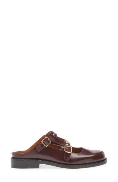 Marni Logo Embroidered Sabot Mule