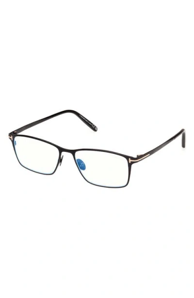 Tom Ford 54mm Rectangular Blue Light Blocking Glasses