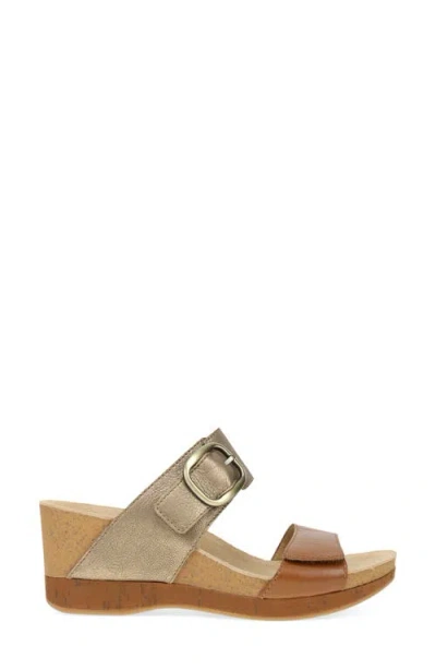 Dansko Shannon Platform Wedge Slide Sandal