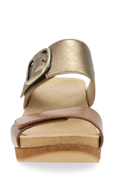 Dansko Shannon Platform Wedge Slide Sandal