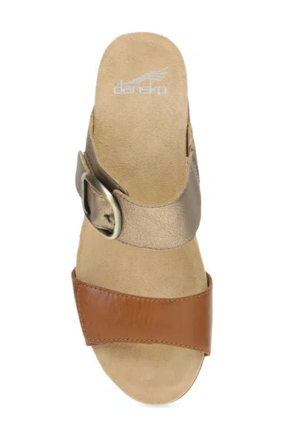 Dansko Shannon Platform Wedge Slide Sandal
