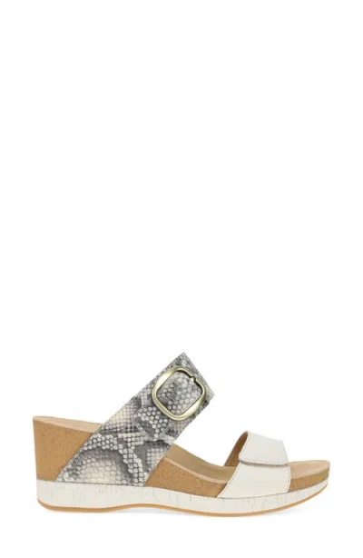 Dansko Shannon Platform Wedge Slide Sandal