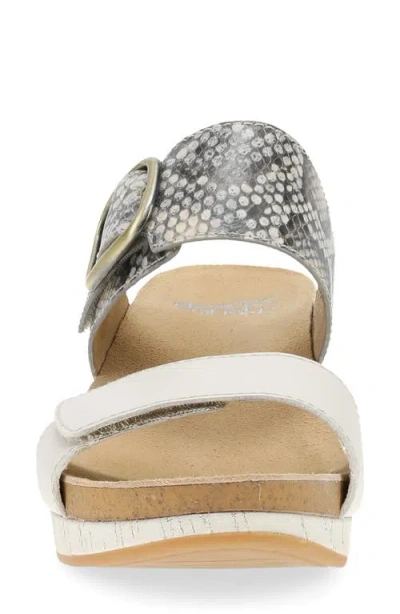 Dansko Shannon Platform Wedge Slide Sandal