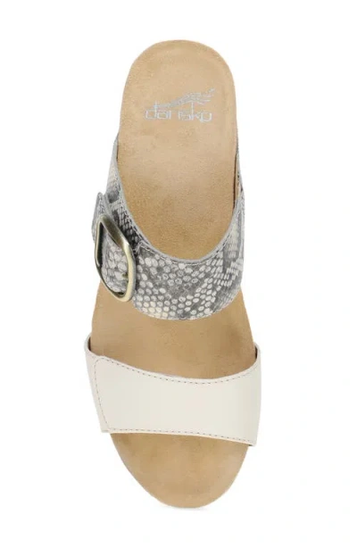 Dansko Shannon Platform Wedge Slide Sandal