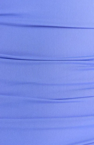 Sea Level Cross Front One-piece Swimsuit In Blue