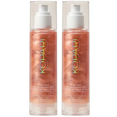 Kopari Rose Gold Sun Shield Spf 45 Duo $84 Value