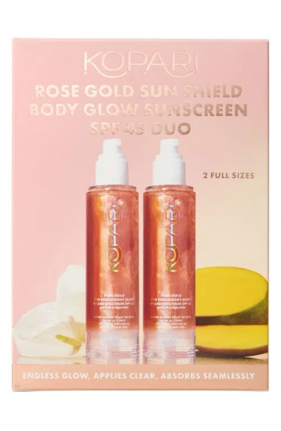 Kopari Rose Gold Sun Shield Spf 45 Duo $84 Value