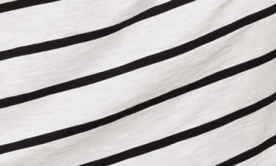 Sanctuary Stripe Side Tie Organic Cotton Blend T-shirt Dress In Multi