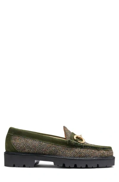 G.h.bass Lincoln Super Bit Loafer In Green
