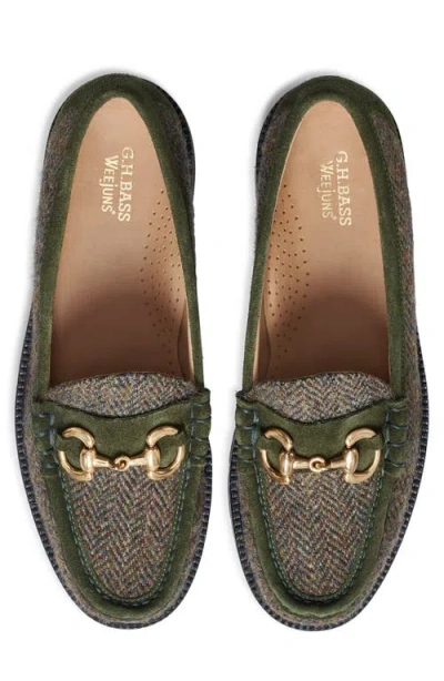 G.h.bass Lincoln Super Bit Loafer In Green