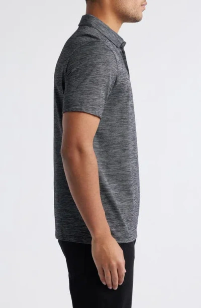 Robert Barakett Payne Space Dye Jacquard Polo In Gray