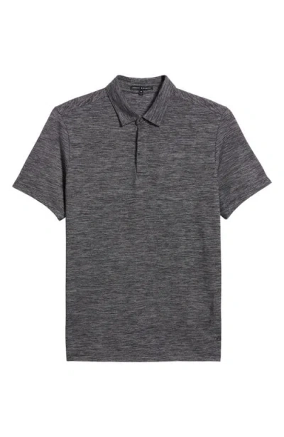Robert Barakett Payne Space Dye Jacquard Polo In Gray