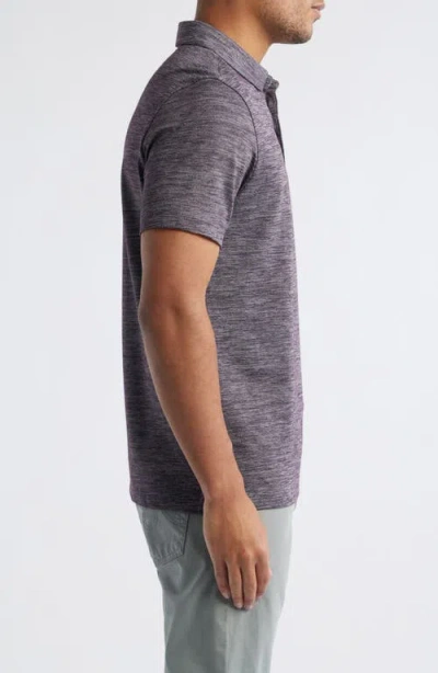 Robert Barakett Payne Space Dye Jacquard Polo In Purple
