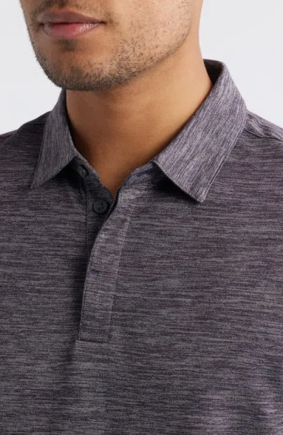 Robert Barakett Payne Space Dye Jacquard Polo In Purple
